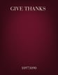 Give Thanks Instrumental Parts choral sheet music cover